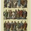 Edad media -- trajes de los sacerdotes católico-romanos de todas categorías desde el primer siglo de la era cristiana hasta el año 1000