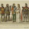 Count of Thüringen ; Knights in battle costume ; Soldiers ; Men of rank ; Women of rank