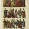 Edad media - trajes de los italianos en la segunda mitad del siglo XIV