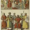 Spanish : huntsmen, men of rank , ladies of rank, knights ; Moorish : warriors, Kings of Granada