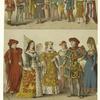 Citizens ; Charles VII ; Men of rank ; Man of learning ; Page ; Herald ; Princes ; Knight of the golden fleece ; Princesses ; Female citizen ; King ; Philipp the Good, Duke of Burgundy