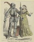 Deutscher Ritter und Edelfrau (Mitte des XV. Jahrhunderts)