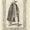 Spanish man in hat and cape, Galicia, sixteenth century