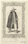 Spanish man in hat and cape, Galicia, sixteenth century