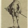 Man with cloak and sword