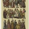 Edad moderna, trajes de los Ingleses en la segunda mitad del Siglo XVI