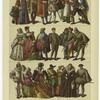 Edad moderna, trajes de los franceses en la segunda mitad del siglo XVI