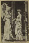Women in long dresses, England, 1779