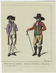Bourgeois de Londres (vers 1785) ; Anglais en chapeau a l'Americaine