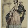 Man and woman, France, 1780s