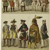 Men in military dress, Germany, Prussia and Austria, 18th century