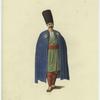 Albanian man in blue coat