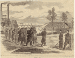 Our colored troops at work -- the first Louisiana native guards disembarking at Fort Macombe [sic], Louisiana