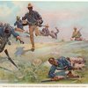 Troop C. Ninth U.S. Cavalry, Captain Taylor, leading the charge at San Juan