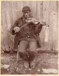 Man playing a violin