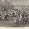 Charge of Confederate cavalry at Trevilian Station, Virginia