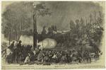The war in western Virginia -- Battle at Corrick's Ford, between the troops of Gen. McClellan's command, led by Gen. Morris, and the Rebel Army under Gen. Garnett, on Saturday, July 13, 1861