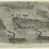 Burning a Confederate schooner in Quantico Creek, by a detachment of the Potomac flotilla under Lieutenant Harrell