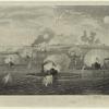 Iron clads & monitors bombarding the defences of Charleston
