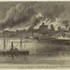 The United States infantry burning the house of the rebel Ruffin under the guns of the United States gun-boat "Mahaska"