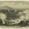 The steamer "Escort" running the Rebel batteries near Washington, North Carolina
