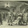 The Civil War in America, repairing damages in the casemates of Fort Sumter on the night of the attack