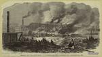 Burning of the navy yard at Savannah by the Confederates, December 21st, 1864