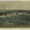 The new ironsides and ironclad monitors at anchor off Fort Fisher, North Carolina, Dec. 12, 1884