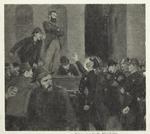 Haymarket meeting Chicago, May 1, 1886 -- bomb thrown by an anarchist