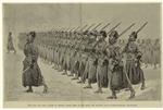 The Sioux war -- final review of General Miles's army at Pine Ridge -- the infantry