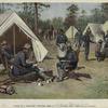 "Pease on a trencher": Officers' mess, 9th U.S. Cavalry, Port Tampa