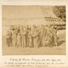 A group of Burmese Phoungees, with their begging pots.