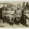 The American general and his staff who are in command of our engineers now at work behind the British lines