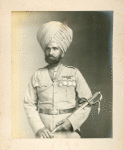 Man in military dress and turban