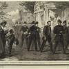 The Civil War in America: Drumming out a soldier of the federal army through the streets of Washington