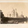The Taj at Agra, view from the river.