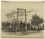 Execution of the negro William Johnson, at Petersburg, Va