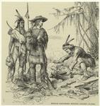 French explorers burying leaden plates