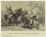 Indians plundering South Carolina plantations