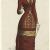 Woman in dress, Paris, France, 1880s