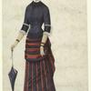 Woman in dress, Paris, France, 1880s