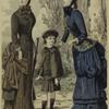 Women and boy outdoors, France, 1882