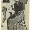 Bonnet ; Sleeve ; Dress for an elderly lady
