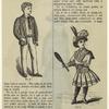 Boy in a cricket jacket ; girl in frock with racket, United States, 1890s