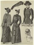 Women's winter fashions, United States 1890s