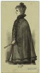 Woman in cloak, England, 1890s