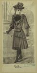 Girl walking, England, 1890s