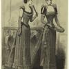 Women in dresses, England, 1890s