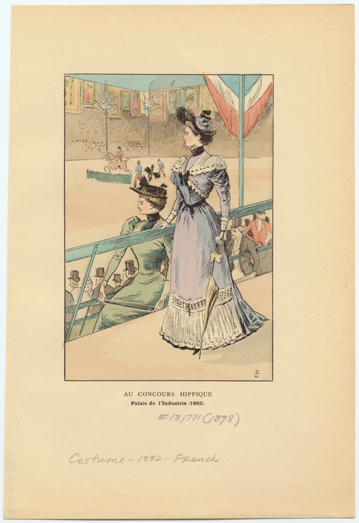 Au concours hippique NYPL Digital Collections