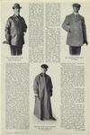 The "long short coat" made of Danish leather ; The three-quarter coat of corduroy ; The new long coat for men with elastic rubber yoke